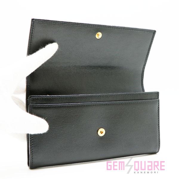 GUCCI 【値下げ交渉可】グッチ 財布 インターロッキングG マリーナ 黒  