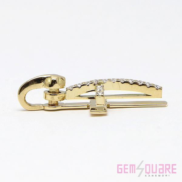 WALTHAM（ウォルサム） 【値下げ交渉可】K18YG ダイヤモンド クロス