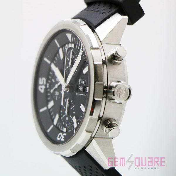 【値下げ交渉可】IWC アクアタイマー クロノグラフ 自動巻 黒 ラバー 腕時計 中古 IW376803【質屋出店】 | アクアタイマー | 01