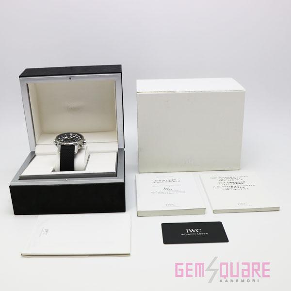 【値下げ交渉可】IWC アクアタイマー クロノグラフ 自動巻 黒 ラバー 腕時計 中古 IW376803【質屋出店】 | アクアタイマー | 05