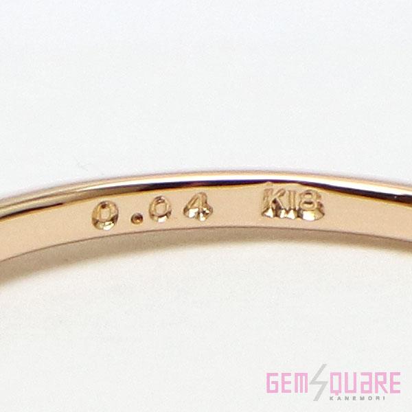 agete（アガット） 【値下げ交渉可】agete K18PG ダイヤモンドリング 