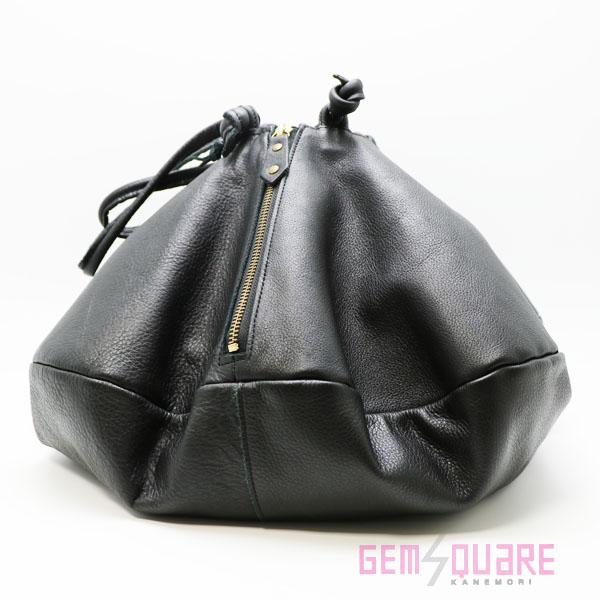 【値下げ交渉可】POMTATA ポンタタ ENVAN TOTE L バッグ 黒 カーフ ポーチ付 日本製 中古 P2514【質屋出店】 | POMTATA | 03