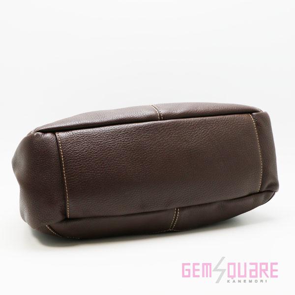 【値下げ交渉可】MG CUIR エムジーキュイール ショルダーバッグ ブラウン カーフ イタリー製 中古【質屋出店】 |  | 04