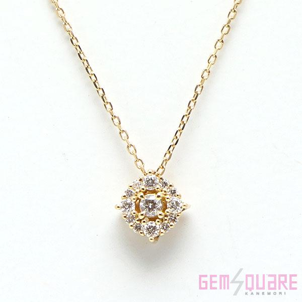 【値下げ交渉可】PonteVecchio ポンテヴェキオ K18YG ダイア ネックレス D0.10 R0.01 1.37g 洗浄済み 美品【質屋出店】 | Ponte Vecchio