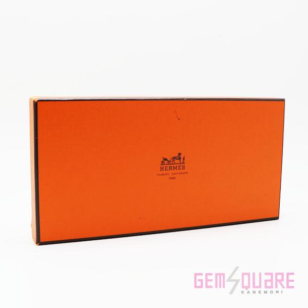 【値下げ交渉可】HERMES エルメス アザップロングシルクイン ヴォーエプソン T刻印 オレンジ 財布 中古【質屋出店】 | HERMES | 05