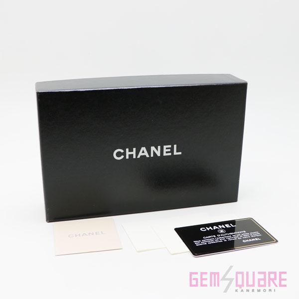 【値下げ交渉可】シャネル CHANEL カメリアエンボス 二つ折長財布 ラムスキン 黒 新品同様品 A82283【質屋出店】 | CHANEL | 06
