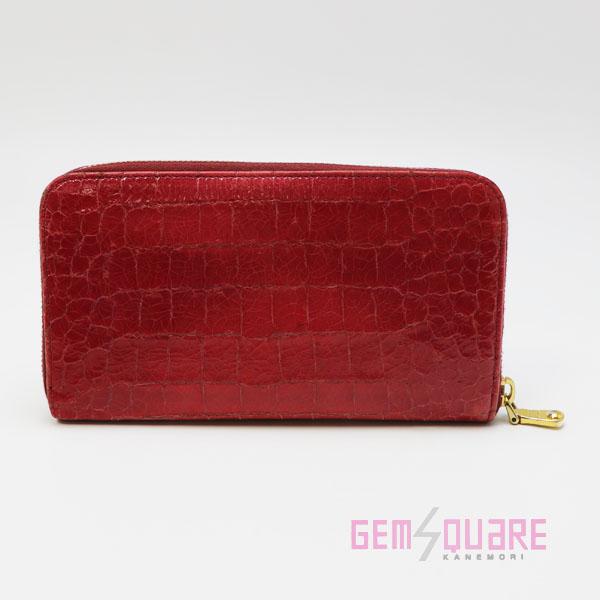 miu miu（ミュウミュウ） 【値下げ交渉可】MIUMIU ラウンドファスナー