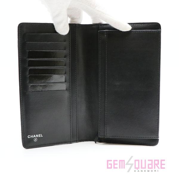 シャネル A31509 CHANEL 長財布 パンチング ブラック ココ 中古 CHANEL（シャネル） 【値下げ交渉可】CHANEL パンチング ブラック 長