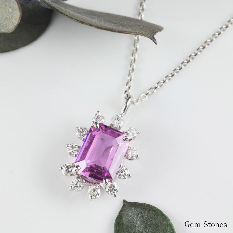 非加熱 ピンクサファイア 1.19ct ダイヤモンド 0.20ct
