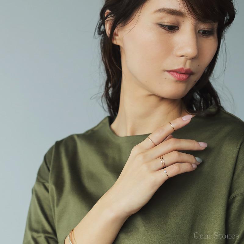 【人気商品】 Fine Ring Smooth レディース プラチナ ピンク ゴールド リング 1mm K18 Pt900 甲丸 指輪 華奢 シンプル 極細 細 ピンキー ペア 誕生日の画像