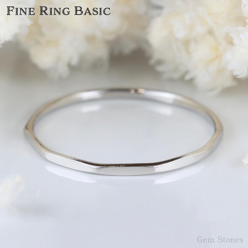 4デザイン Fine Ring Pt900 レディース プラチナ リング 指輪 華奢 シンプル 極細 細 ストレート 鏡面 つや消し マット ピンキー ペア 誕生日 プレゼント｜gem-stones｜04