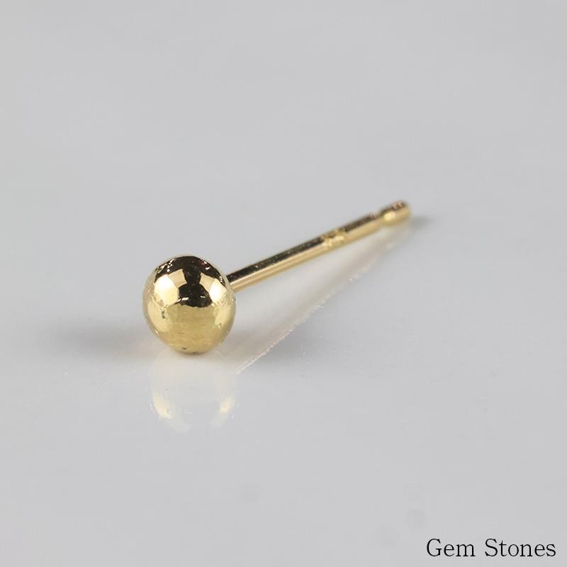 片耳販売 Goutte ゴートゥ ピアス ゴールド K18 スタッド シンプル 玉 滴 水玉 丸 18金 18金ピアス クリスマス プレゼント 記念日 誕生日の画像