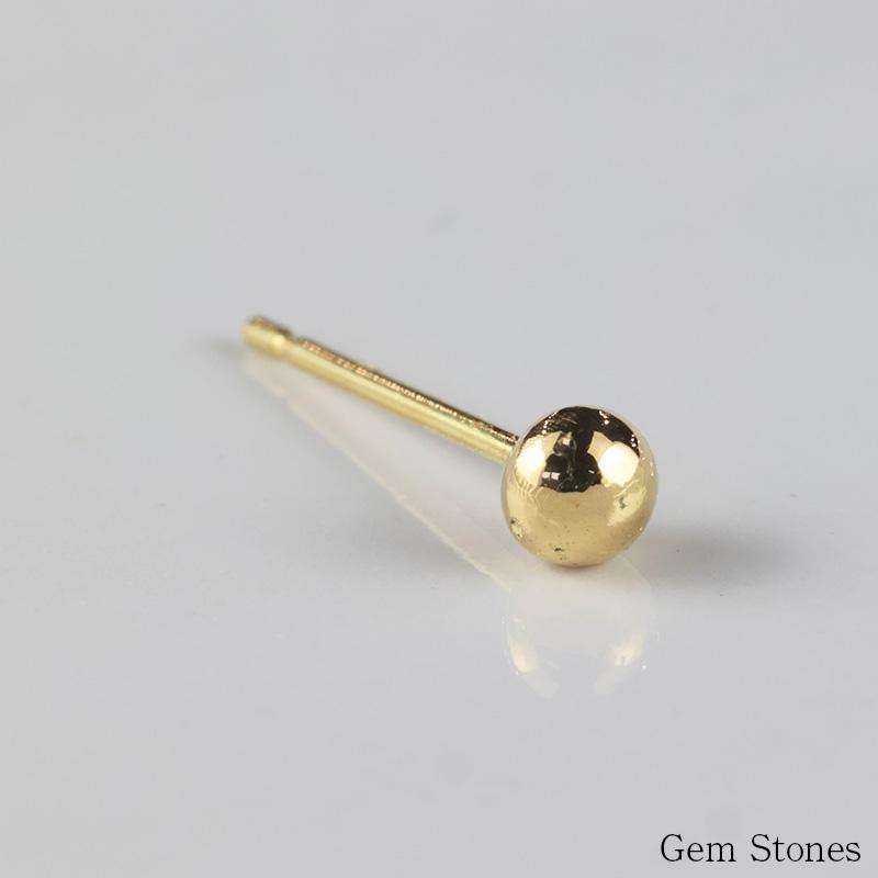 片耳販売 Goutte ゴートゥ ピアス ゴールド K18 スタッド シンプル 玉 滴 水玉 丸 18金 18金ピアス クリスマス プレゼント 記念日 誕生日の画像