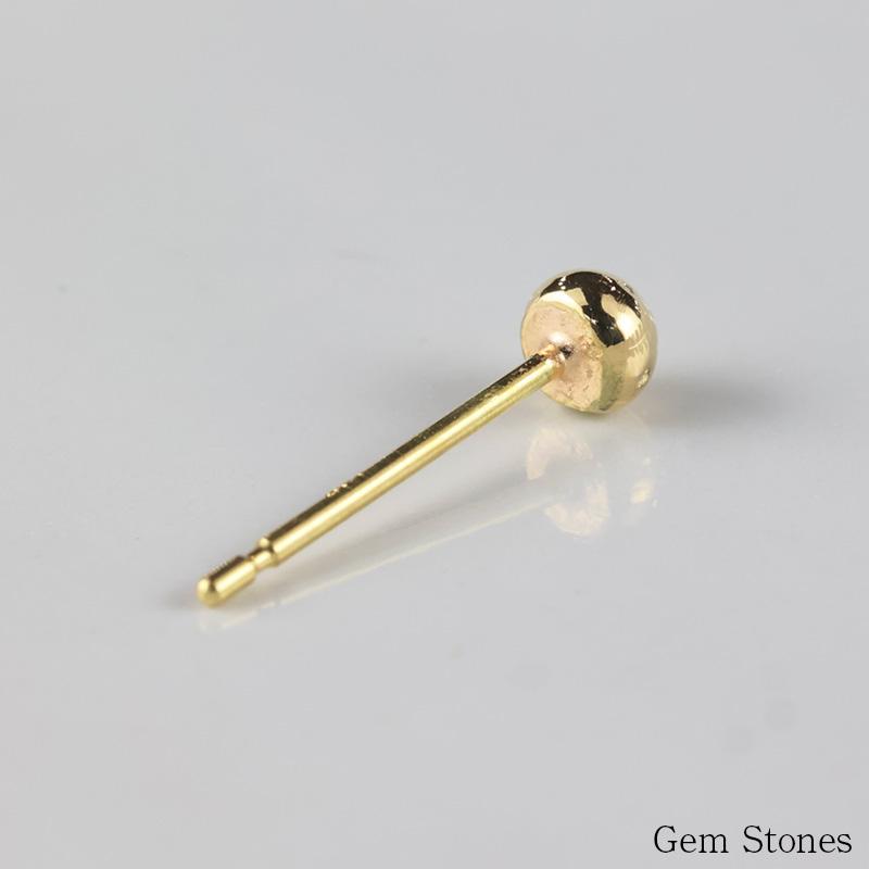 片耳販売 Goutte ゴートゥ ピアス ゴールド K18 スタッド シンプル 玉 滴 水玉 丸 18金 18金ピアス クリスマス プレゼント 記念日 誕生日の画像