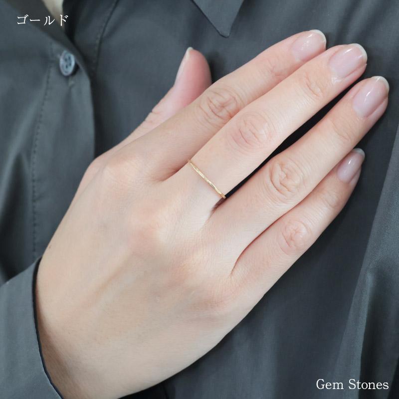 Fine Ring Antique ゴールド プラチナ ピンク リング K18 Pt900 アンティーク レディース 指輪 華奢 シンプル 極細 細 ピンキー ペア 誕生日の画像