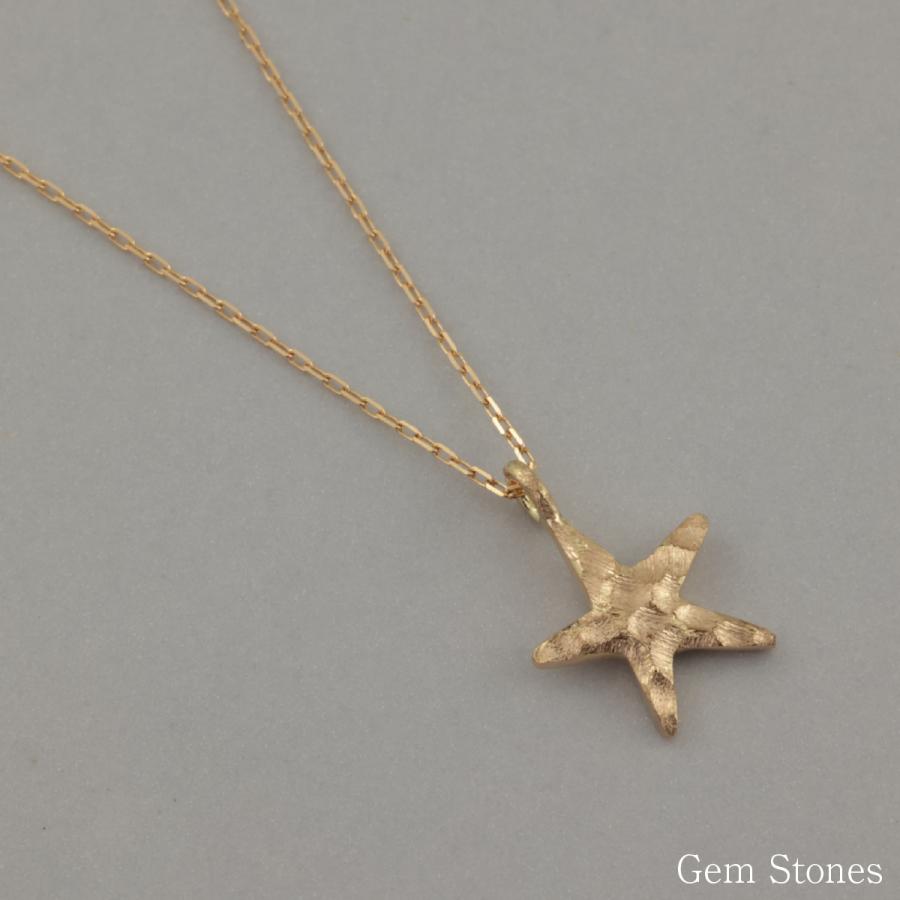 18金 スター ネックレス 凸凹 艶消し レディース ゴールド シンプル アンティーク プチ 星 華奢 細身 K18 おしゃれ 可愛い プレゼント 記念日 誕生日の画像