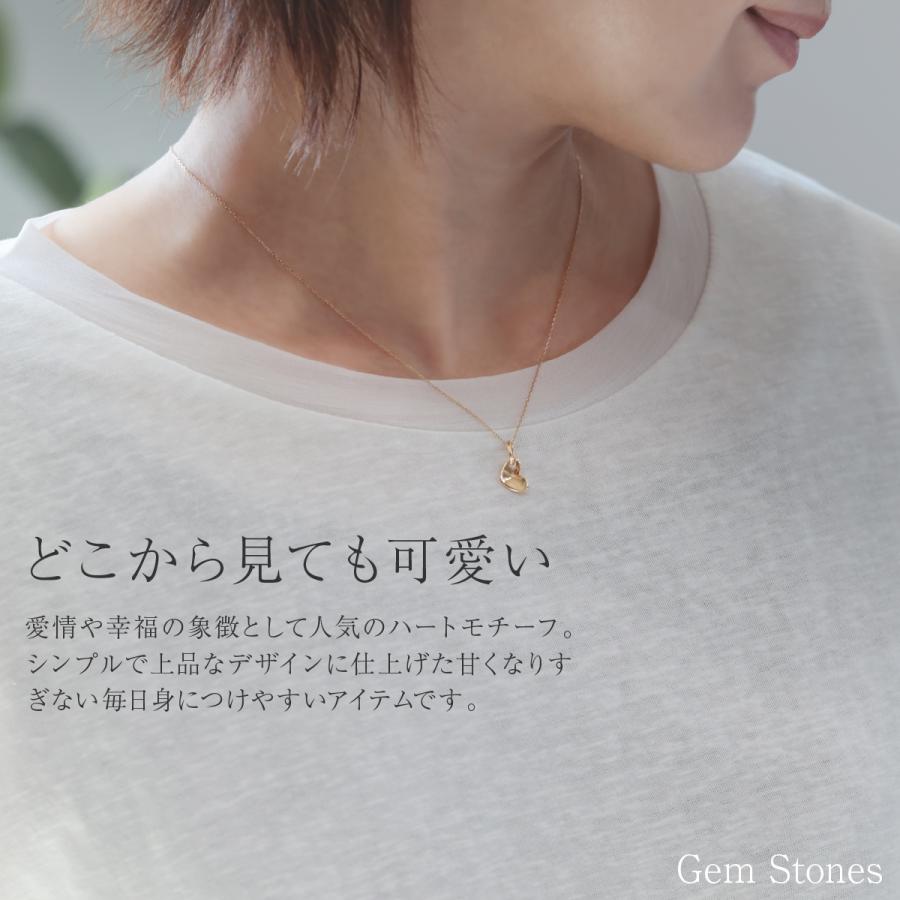 K18 ペンダントトップ チェーン別売り 18金 ゴールド ハート レディース シンプル 地金 チャーム 日本製 ギフト (No，55)_8