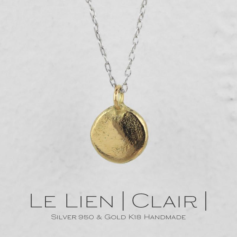 Le Lien Clair K18 ゴールド シルバー ネックレス ペンダント Le Lien Clair K18 ゴールド シルバー ネックレス ペンダント