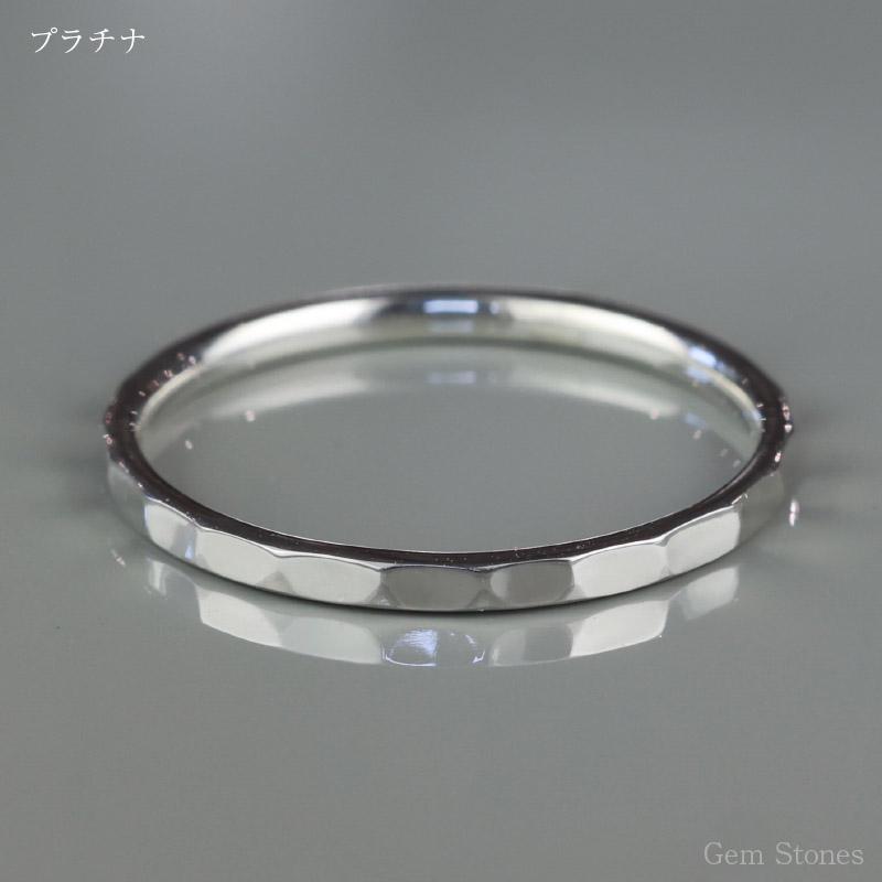 Fine Ring 1.5 Shiny プラチナ ゴールド レディース リング 1.5mm K18 Pt900 ストレート 指輪 華奢 シンプル 細 ピンキー ペア 誕生日 プレゼントの画像