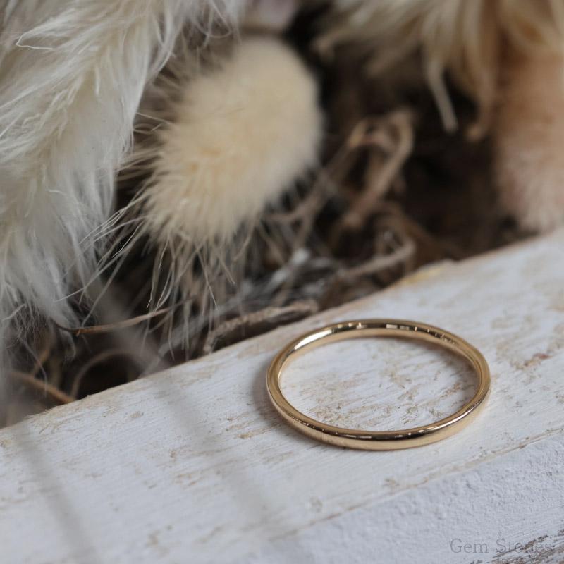 Fine Ring 1.5 Smooth プラチナ ゴールド レディース リング 1.5 Fine Ring 1.5 Smooth プラチナ ゴールド レディース リング 1.5