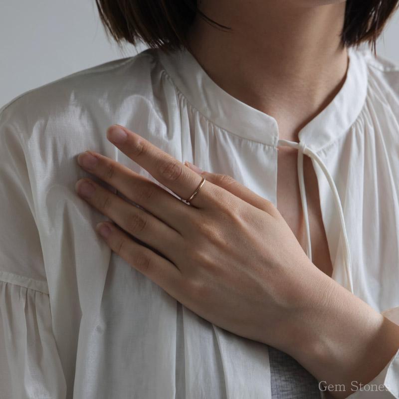Fine Ring 1.5 Smooth プラチナ ゴールド レディース リング 1.5 Fine Ring 1.5 Smooth プラチナ ゴールド レディース リング 1.5