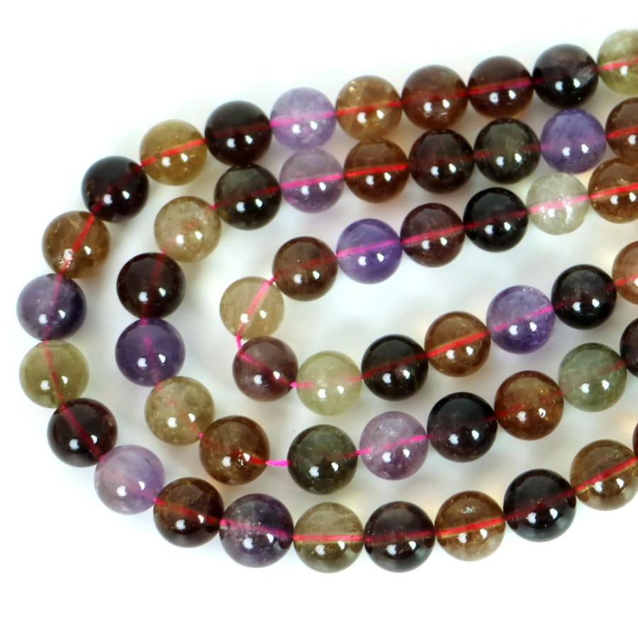 パワーストーン 天然石 ビーズ オーラライト23（オーロラ23） 丸玉 11〜12ｍｍ 1連販売 |  | 01