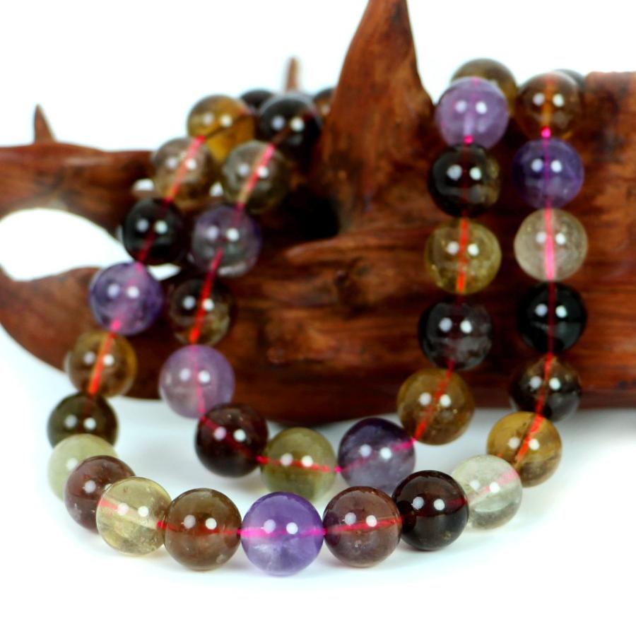 パワーストーン 天然石 ビーズ オーラライト23（オーロラ23） 丸玉 11〜12ｍｍ 1連販売 |  | 02