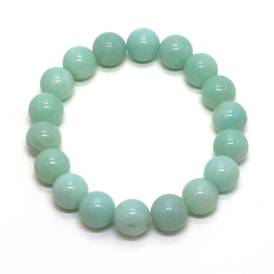 パワーストーン 天然石 ブレスレット アマゾナイト 丸玉 12mm 数珠 念珠 Bracelet お試し価格 |  | 01