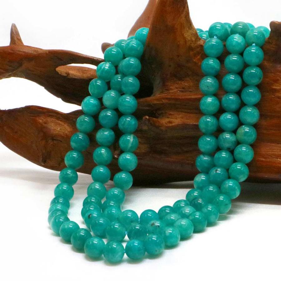 パワーストーン 天然石 ブレスレット ロシアアマゾナイト 丸玉 6mm 数珠 念珠 Bracelet お試し価格 |  | 11
