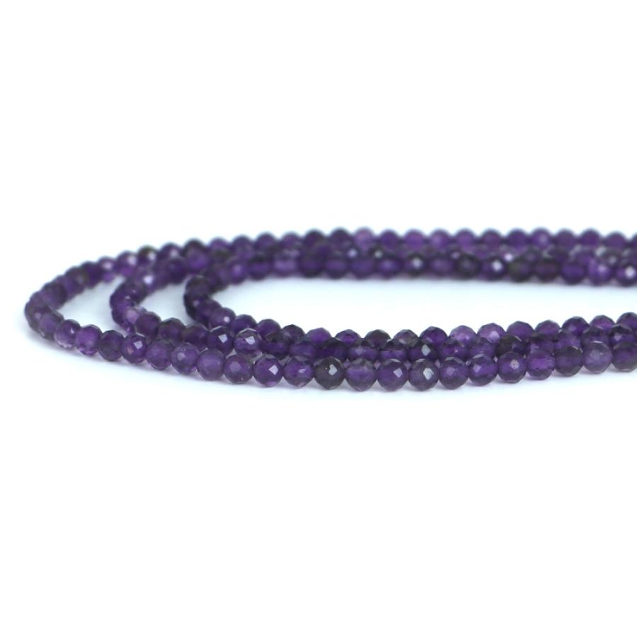 パワーストーン 天然石 ブレスレット アメジスト カット 4mm 数珠 念珠 Bracelet お試し価格 |  | 10