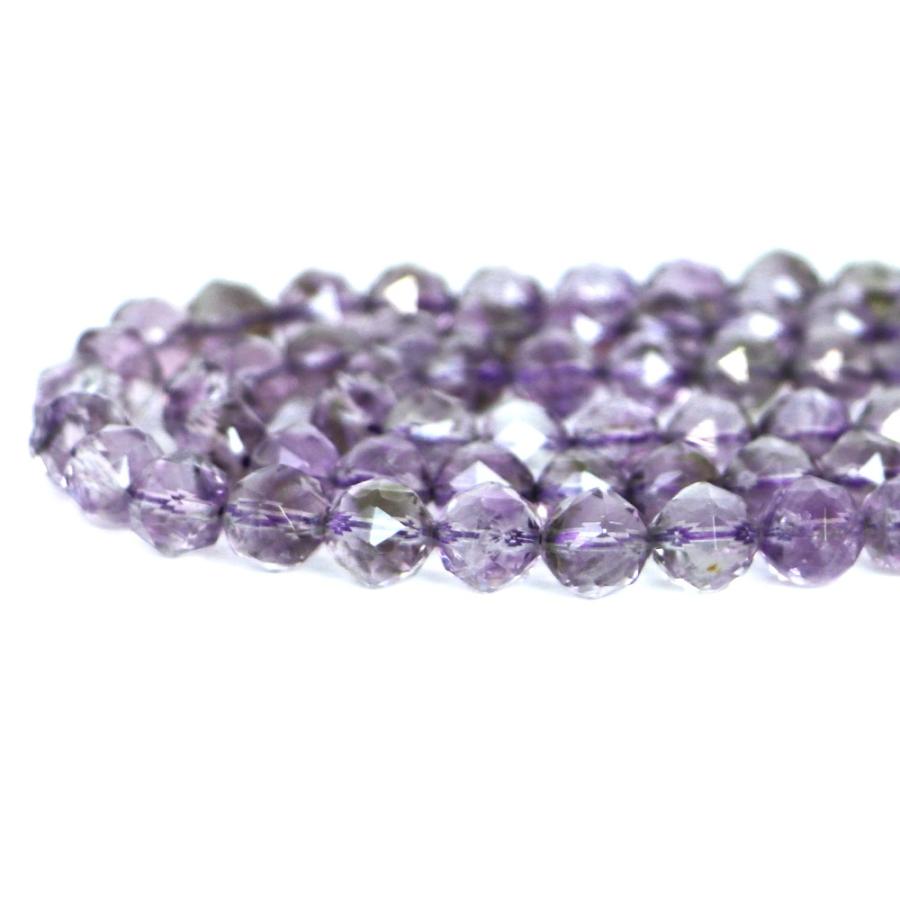 パワーストーン 天然石 ブレスレ ット アメジスト ライトカラー【ダイヤカット】8mm 数珠 念珠 Bracelet お試し価 格 |  | 10