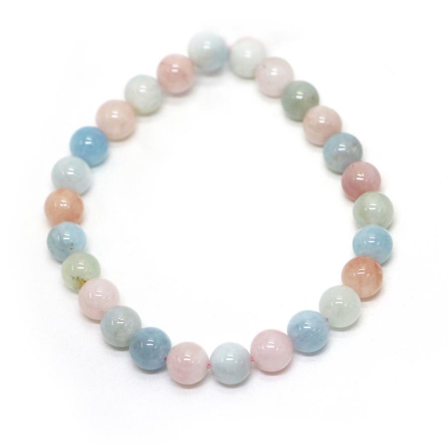 パワーストーン 天然石 ブレスレット ベリル 丸玉 8mm 数珠 念珠 Bracelet お試し価格 |  | 01