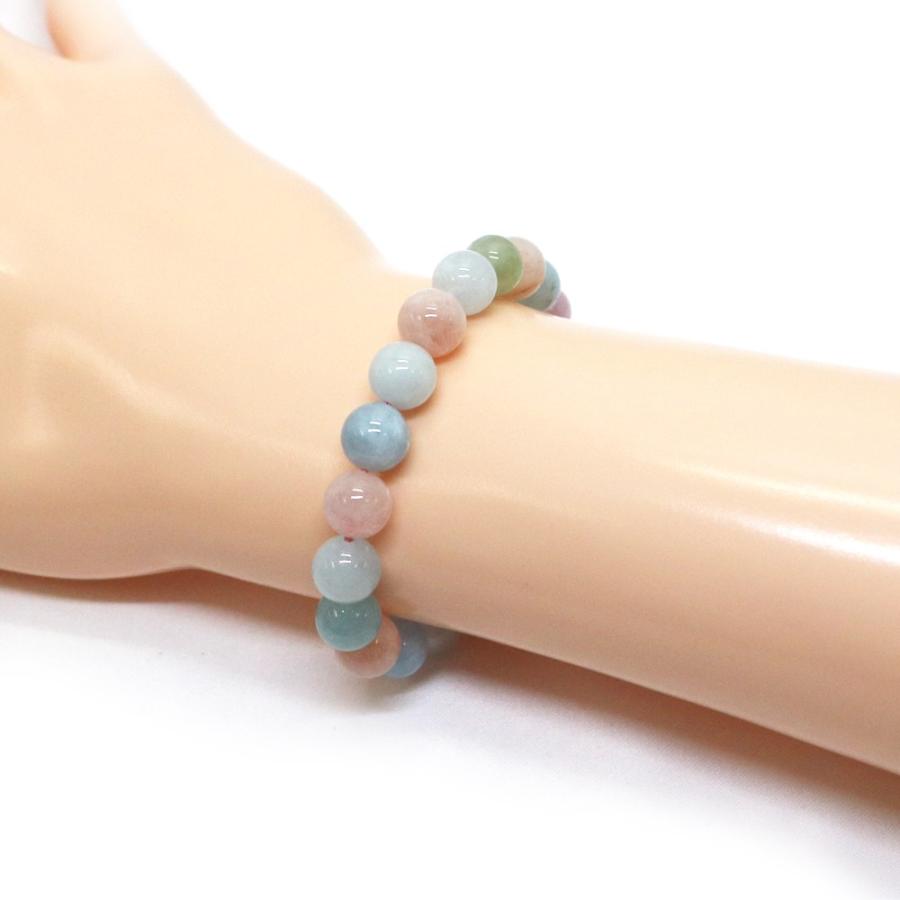 パワーストーン 天然石 ブレスレット ベリル 丸玉 8mm 数珠 念珠 Bracelet お試し価格 |  | 02
