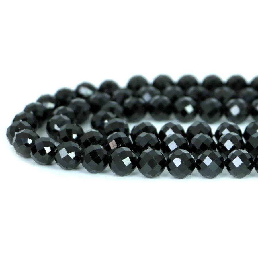 パワーストーン 天然石 ブレスレット ブラックスピネル カット 8ｍｍ 数珠 念珠 Bracelet お試し価格 |  | 10