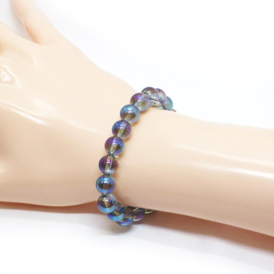 パワーストーン 天然石 ブレスレット コスモオーラ 丸玉 8mm 数珠 念珠 Bracelet お試し価格 |  | 02