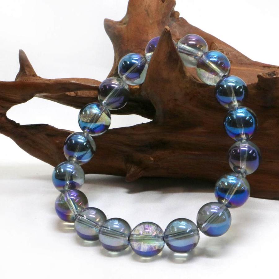 パワーストーン 天然石 ブレスレット コスモオーラ 丸玉 12mm 数珠 念珠 Bracelet お試し価格 |  | 03