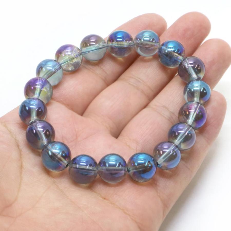 パワーストーン 天然石 ブレスレット コスモオーラ 丸玉 12mm 数珠 念珠 Bracelet お試し価格 |  | 04