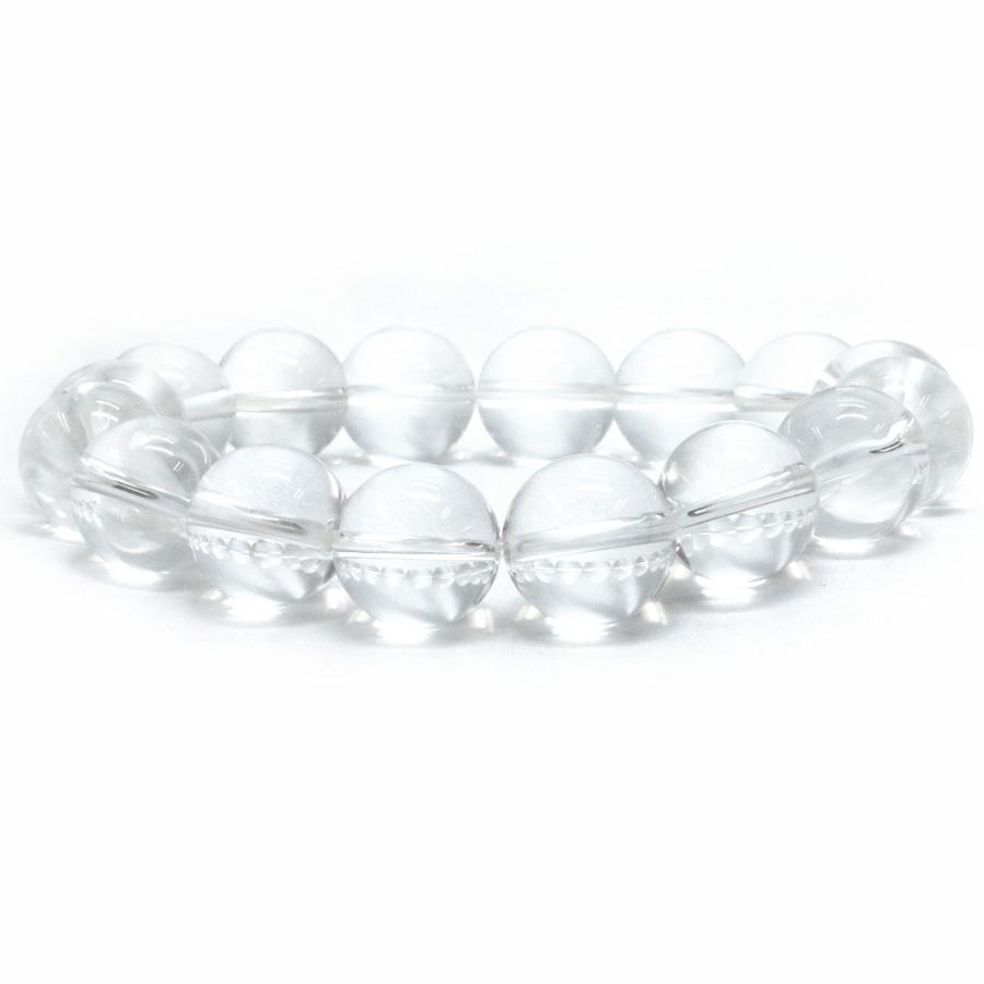 パワーストーン 天然石 ブレスレット 水晶AA クリスタル 丸玉 14mm 数珠 念珠 Bracelet お試し価格 | 