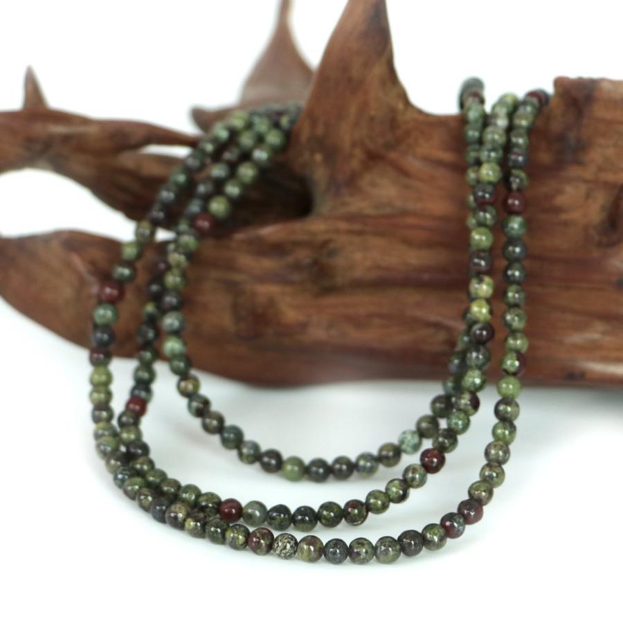 パワーストーン 天然石 ブレスレット ドラゴンブラッドジャスパー 丸玉 4mm 数珠 念珠 Bracelet お試し価格 |  | 11