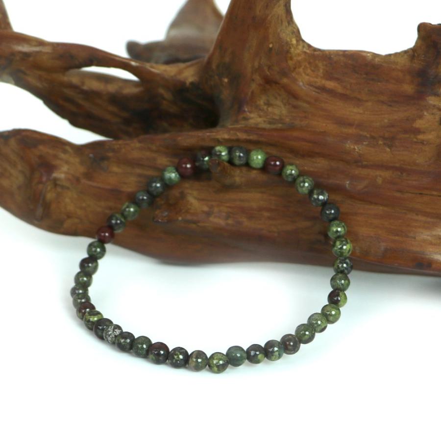 パワーストーン 天然石 ブレスレット ドラゴンブラッドジャスパー 丸玉 4mm 数珠 念珠 Bracelet お試し価格 |  | 03