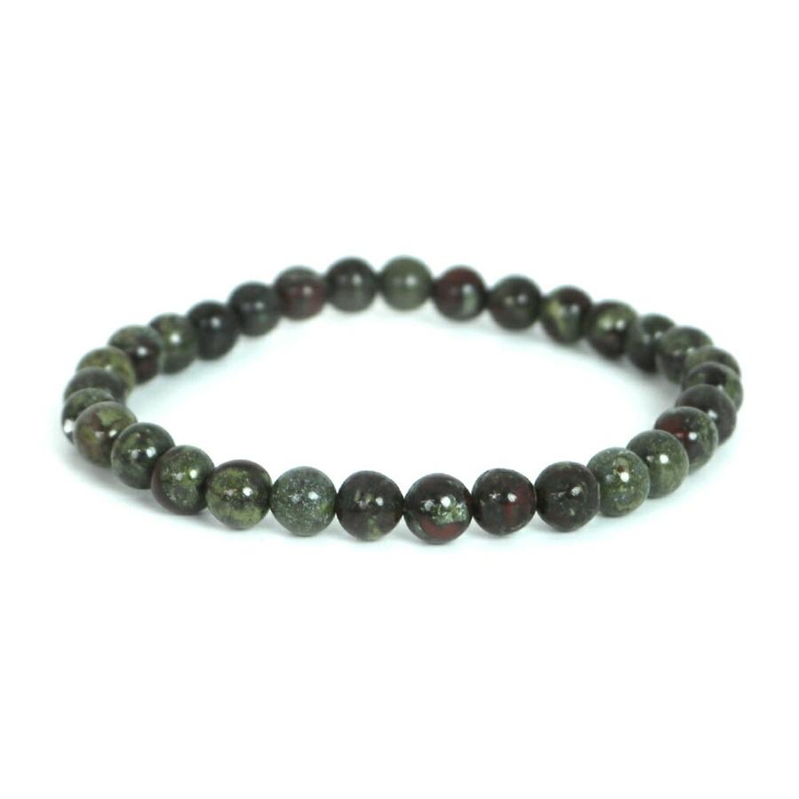 パワーストーン 天然石 ブレスレット ドラゴンブラッドジャスパー 丸玉 6mm 数珠 念珠 Bracelet お試し価格 | 