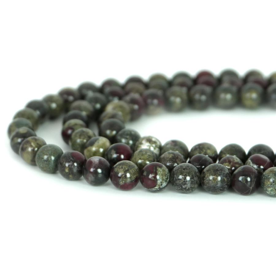 パワーストーン 天然石 ブレスレット ドラゴンブラッドジャスパー 丸玉 8mm 数珠 念珠 Bracelet お試し価格 |  | 10