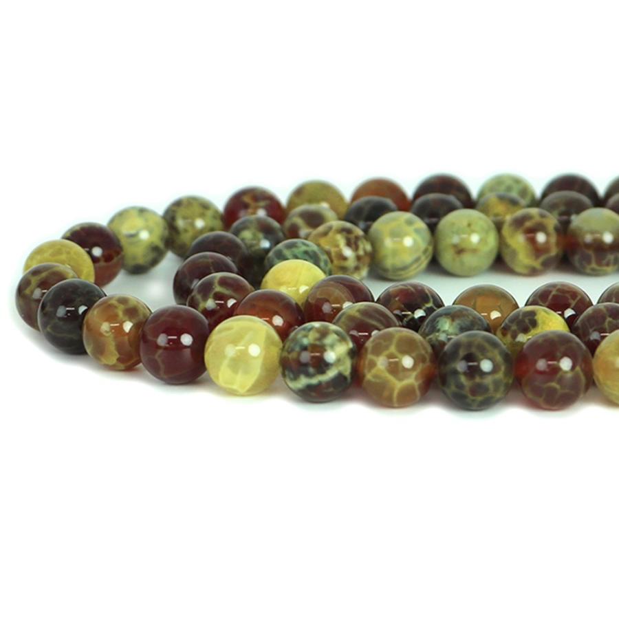 パワーストーン 天然石 ブレスレット ドラゴンアゲート（グリーン） 丸玉 10ｍｍ 数珠 念珠 Bracelet お試し価格 |  | 10