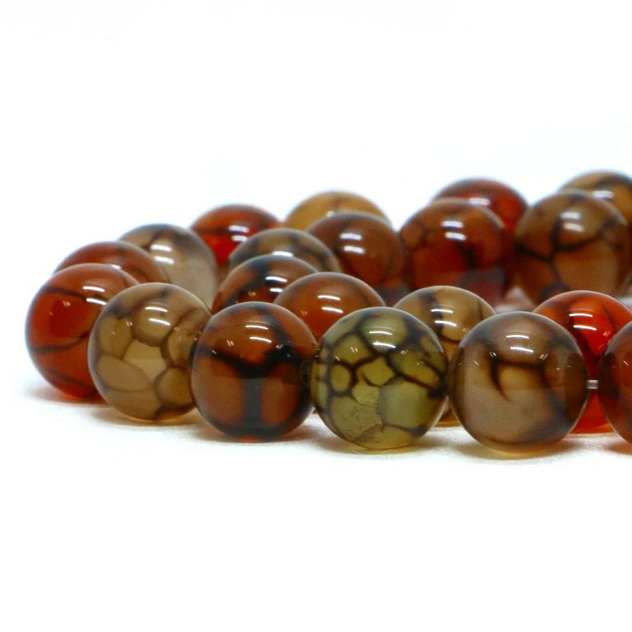 パワーストーン 天然石 ブレスレット ドラゴンアゲート（ブラウン） 丸玉 10mm 数珠 念珠 Bracelet お試し価格 |  | 10