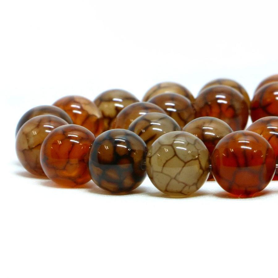パワーストーン 天然石 ブレスレット ドラゴンアゲート（ブラウン） 丸玉 12mm 数珠 念珠 Bracelet お試し価格 |  | 10