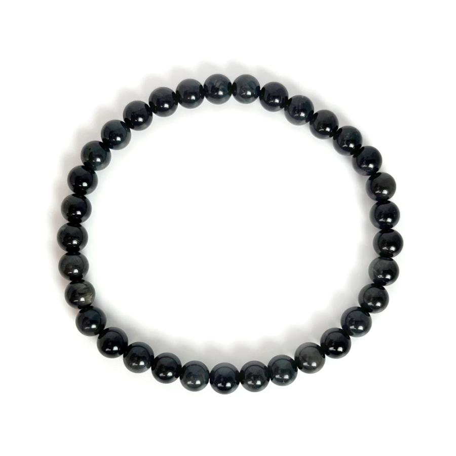 パワーストーン 天然石 ブレスレット イーグルアイ（グレータイガーアイ） 丸玉 6mm 数珠 念珠 Bracelet お試し価格 |  | 01