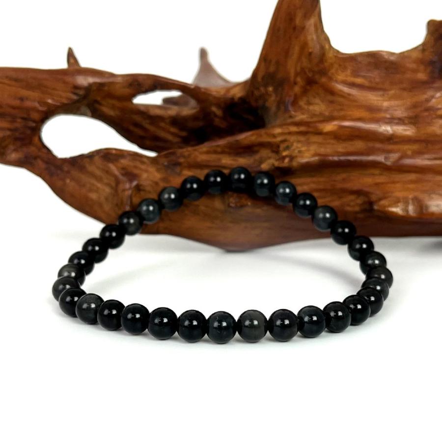 パワーストーン 天然石 ブレスレット イーグルアイ（グレータイガーアイ） 丸玉 6mm 数珠 念珠 Bracelet お試し価格 |  | 03