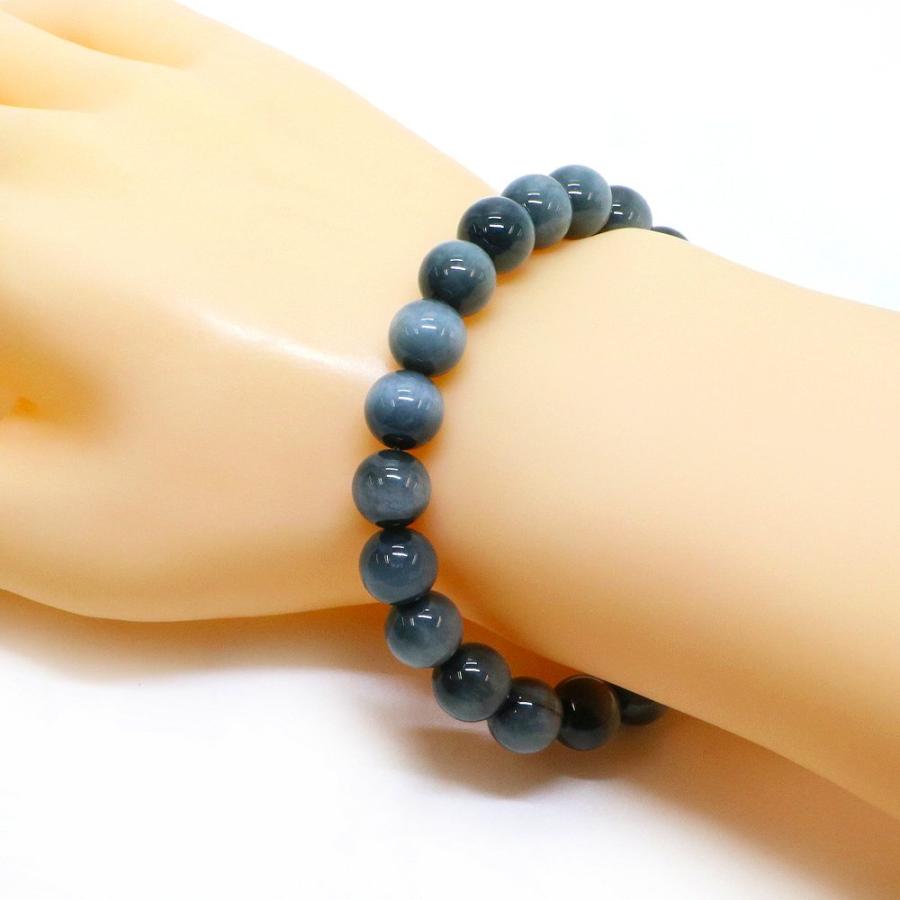 パワーストーン 天然石 ブレスレット イーグルアイ（グレータイガーアイ） 丸玉 10mm 数珠 念珠 Bracelet お試し価格 |  | 02