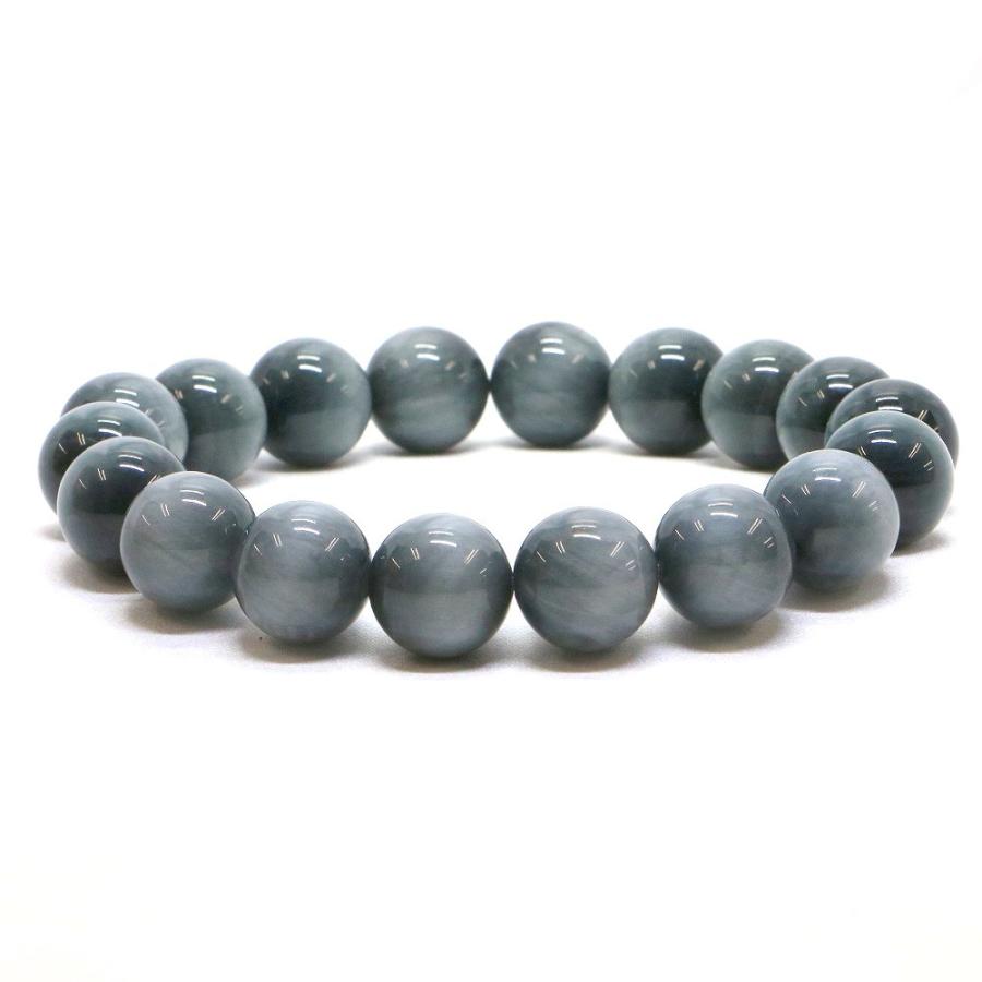 パワーストーン 天然石 ブレスレット イーグルアイ（グレータイガーアイ） 丸玉 12mm 数珠 念珠 Bracelet お試し価格 | 
