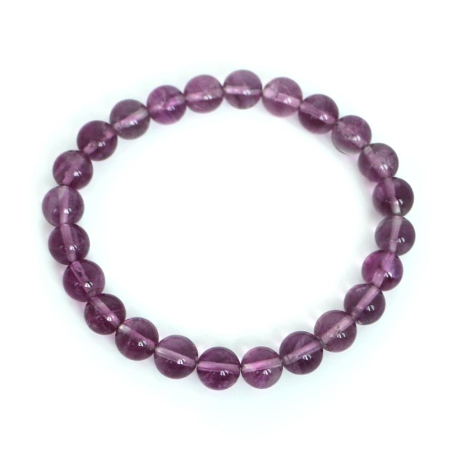 パワーストーン 天然石 ブレスレット ピンク フローライト 丸玉 8ｍｍ 数珠 念珠 Bracelet お試し価格 |  | 01